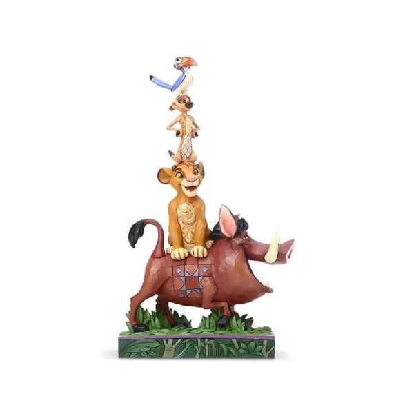Jim Shore Disney Traditions - The Lion King Stacked Characters - Balance of Nature