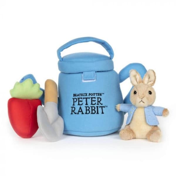 Beatrix Potter Peter Rabbit Plush - 4pc Garden Playset