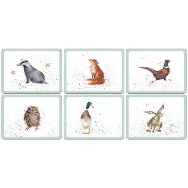 Wrendale Designs by Pimpernel Placemats - Set Of 6 Regular