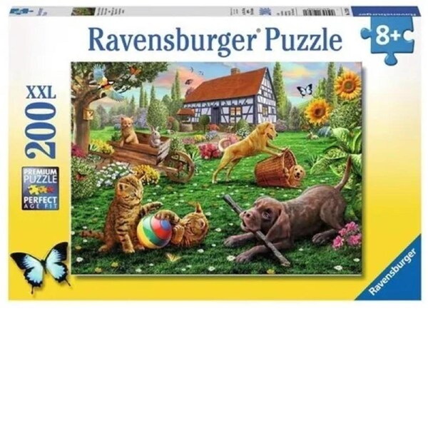 Ravensburger Puzzle 200pc XXL - Playing in the Yard