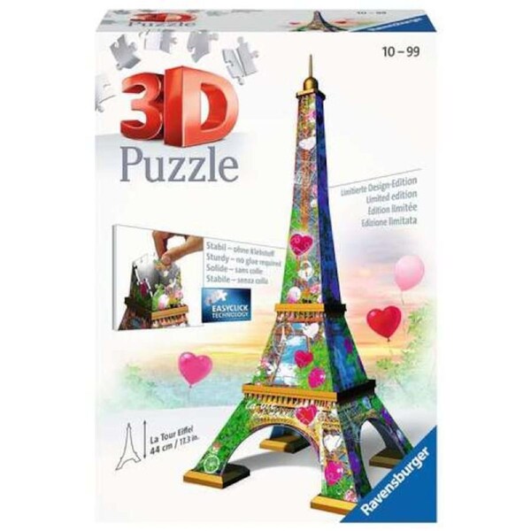 Ravensburger 3D Puzzle 216pc - La Tour Eiffel Love Edition