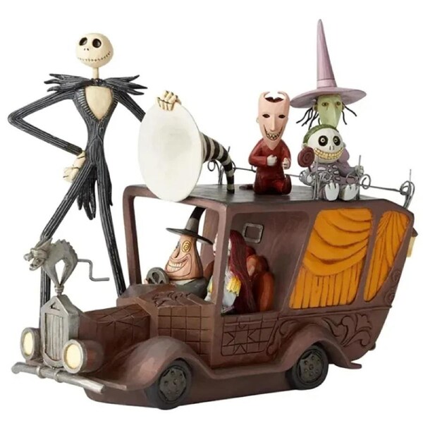 Jim Shore Disney Traditions - Nightmare Before Christmas Mayor's Car - Terror Triumphant