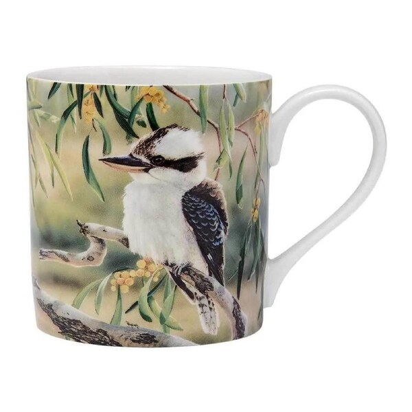 Ashdene Australian Bird & Flora - Kookaburra & Wattle City Mug