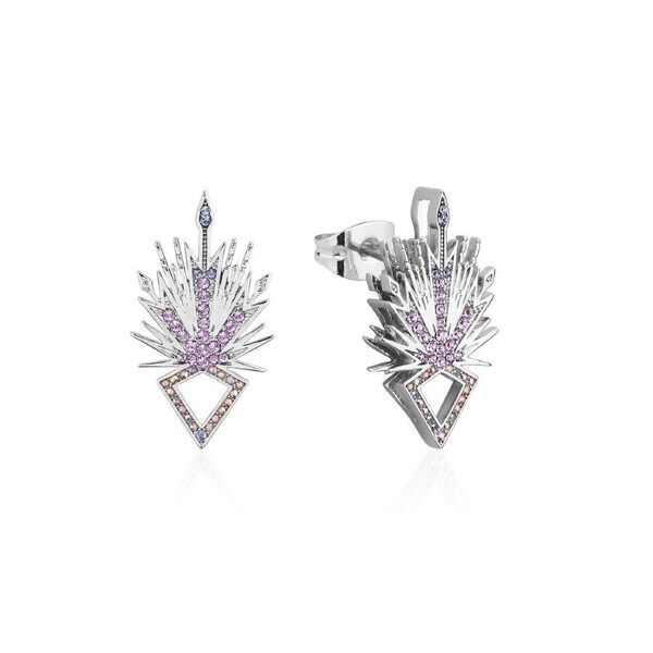 Couture Kingdom - Disney - Frozen 2 Elsa Ice Crystal Earrings White Gold