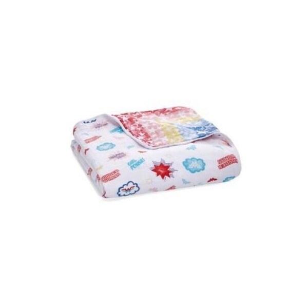 aden & anais essentials DC Muslin Dream Blanket - Wonder Woman Power Pop