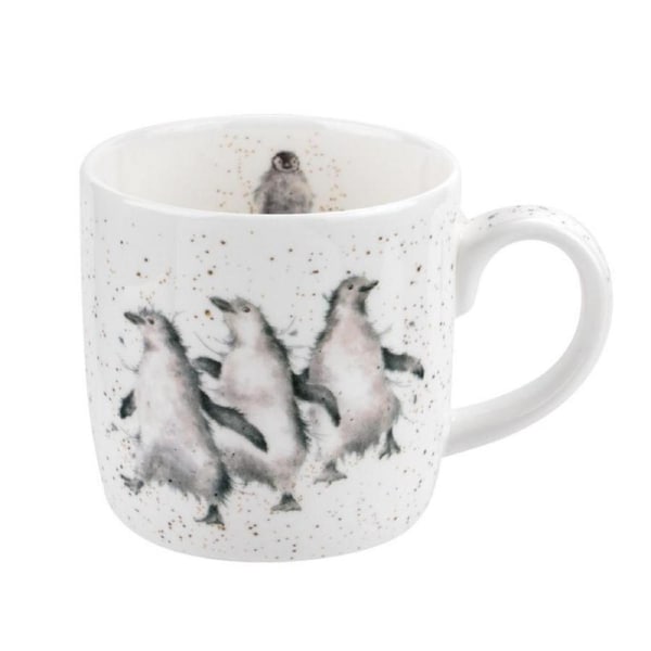 Royal Worcester Wrendale Mug - Out on the Town Penguin