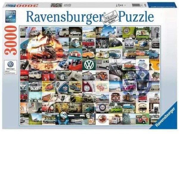 Ravensburger Puzzle 3000pc - National Geographic 99 VW Bulli Moments