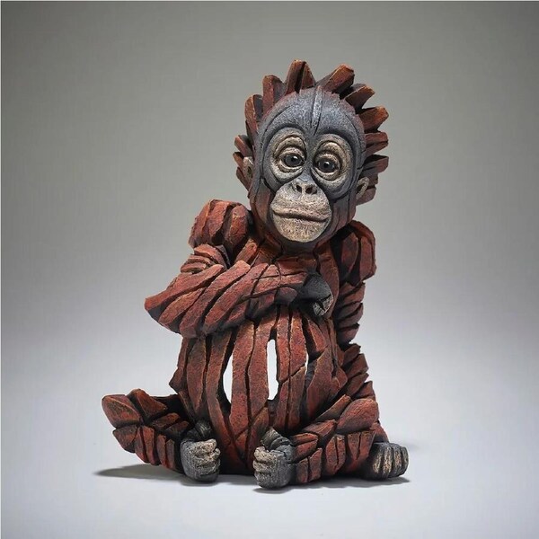 Edge Sculpture - Small Baby Orangutan Figure