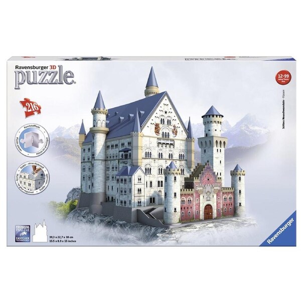 Ravensburger 3D Puzzle 216pc - Neuschwanstein Castle