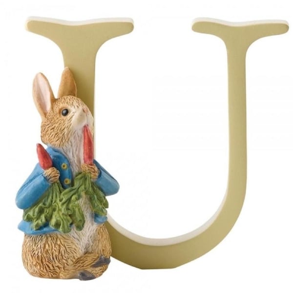 Beatrix Potter Alphabet - U - Peter Rabbit with Radishes