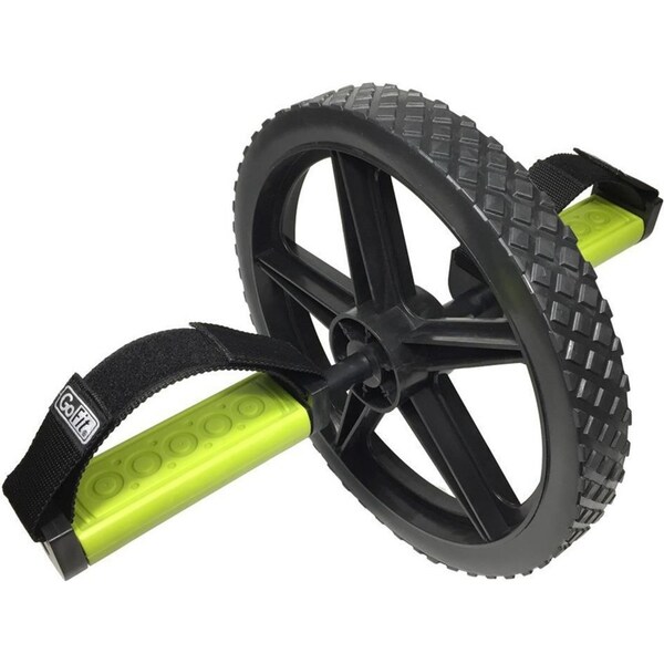 GoFit 38cm Slip Resistance Fitness Gym Ab/Core Training Exercise Roller Wheel