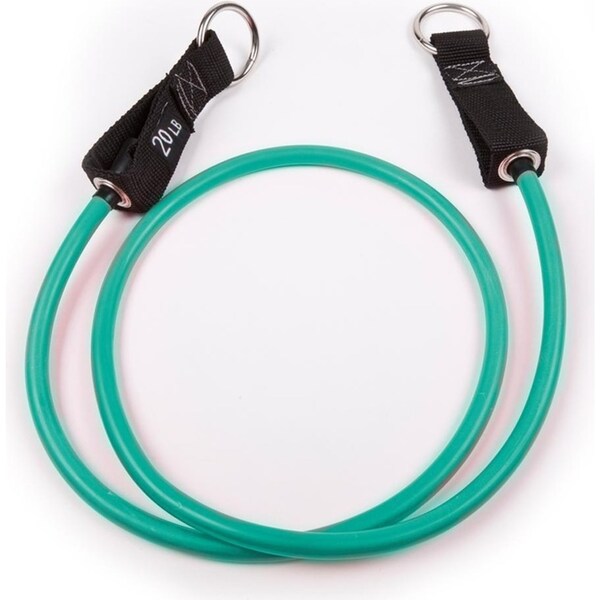 GoFit Extreme 137cm 20lbs/9kg Fitness/Gym Power Tube for Strength Training Green