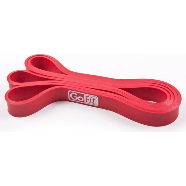 GoFit Hdr 203cm 40-80lbs/18-36kg Workout/Training Exercise Resistance Band Red