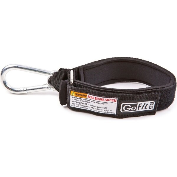 GoFit 34cm Adjustable Exercise/Workout Ankle Strap for Resistance Bands/Tubes