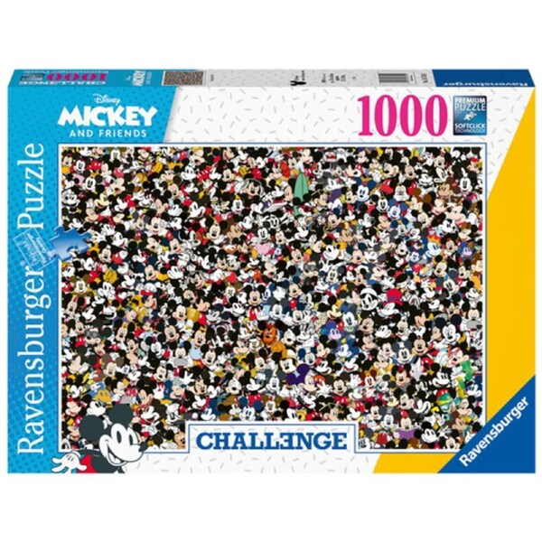 Ravensburger Puzzle 1000pc - Disney Challenge Mickey Mouse