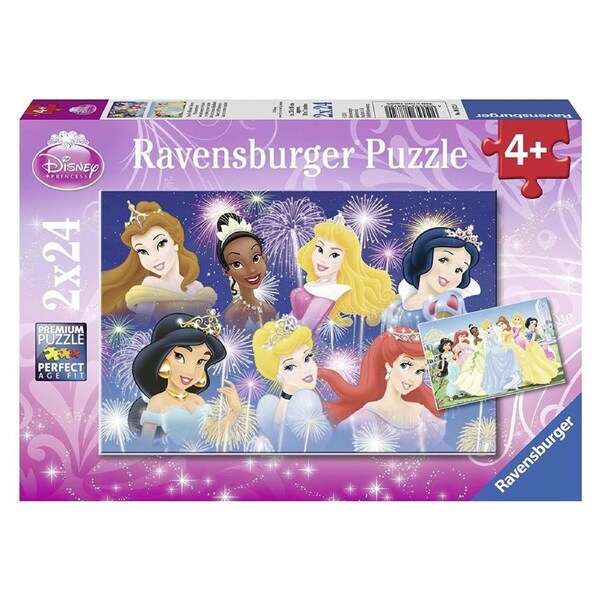 Ravensburger Puzzle 2 x 24pc - Disney Princess Gathering