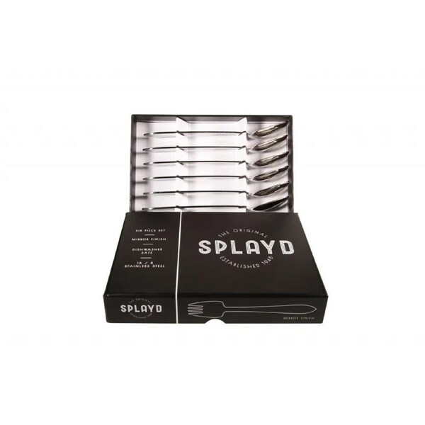 Splayd Black Label Stainless Steel Mirror Set of 6