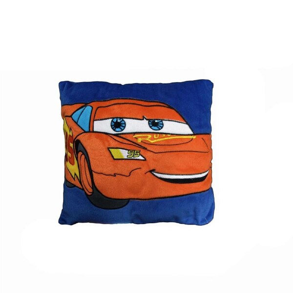 Disney Pixar Cars McQueen Embroidered Cushion 33 x 33 cm