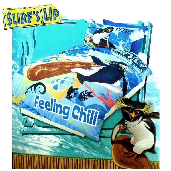 Feeling Chill Kids Quilt Cover Set Single Polyester Cotton 140x210cm