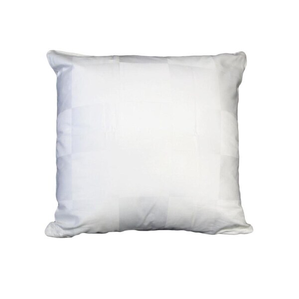 Dominic White Gingham Jacquard Cushion Cover