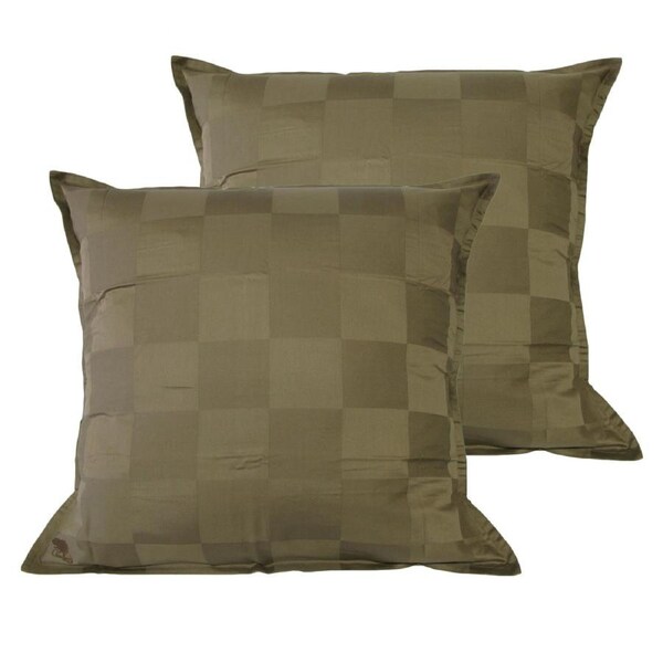 Pair of Dominic Olive European Pillowcases