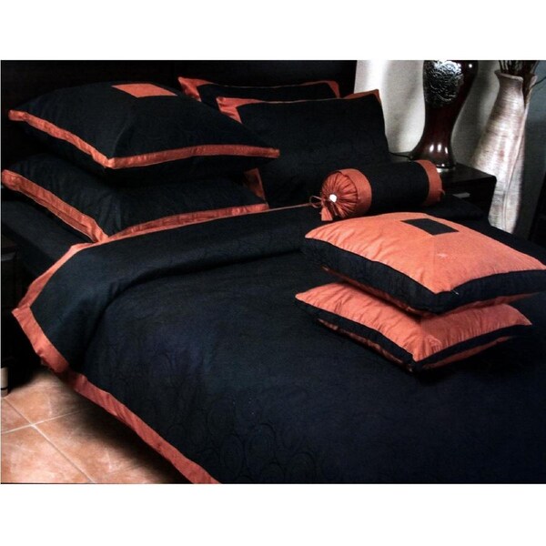 Venucci Oriental Quilt Cover Set - Queen