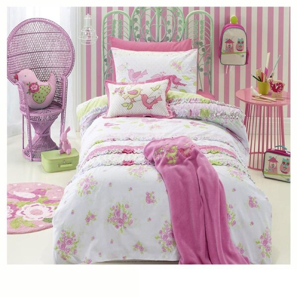 Shabby Chic Quilt Cover Set QUEEN