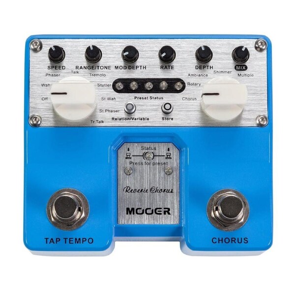 Mooer Reverie Chorus Dual Guitar Effects Pedal