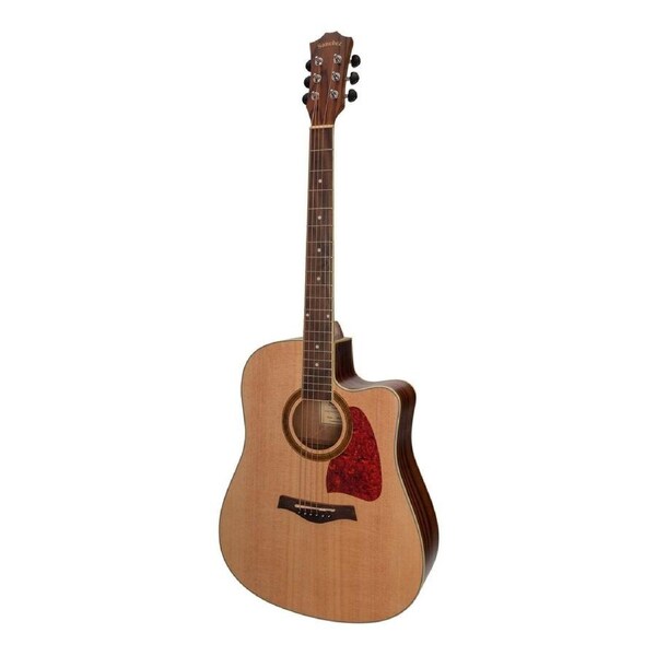 Sanchez SDC-18-SR Acoustic-Electric Dreadnought Cutaway Guitar Natural Satin