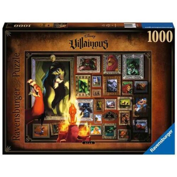 Ravensburger Puzzle 1000pc - Disney Villainous Scar