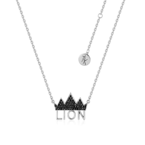 Couture Kingdom - Disney - The Lion King Crown Necklace White Gold
