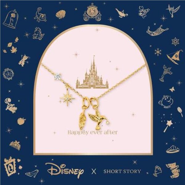 Disney x Short Story Necklace Pocahontas - Gold
