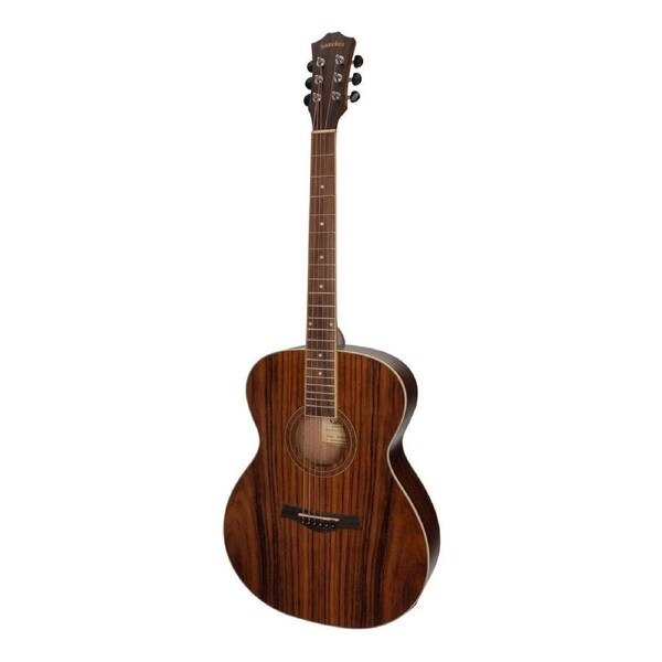 Sanchez SF-18ET-RWD Acoustic-Electric Small Body Guitar with K2T Pickup System and Natural Satin Finish