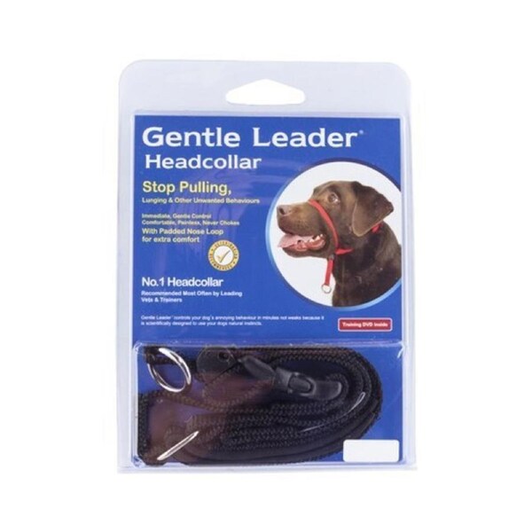 Gentle Leader Head Collar for Dogs - Medium - Black