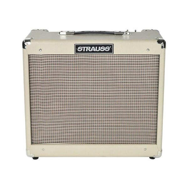 Strauss SVT-20R 20 Watt Valve Combo Amplifier with Reverb (Cream)