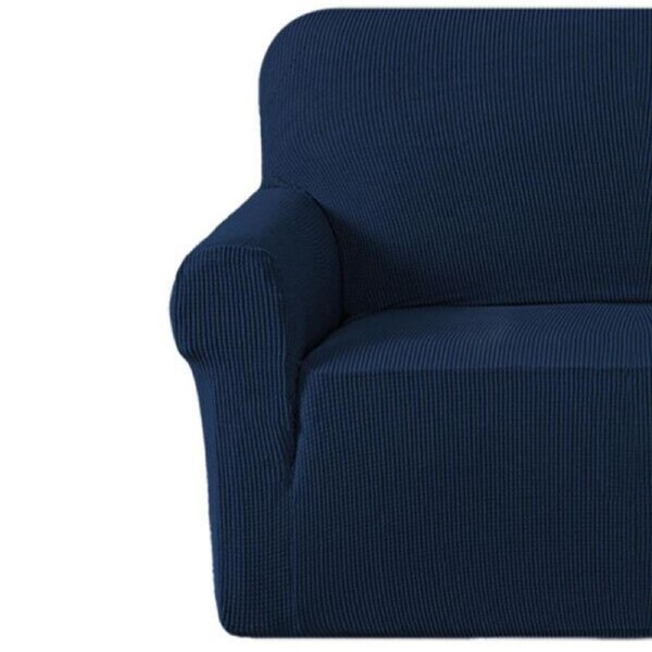 Super Stretch Sofa Slip Covers Couch Cover Lounge Covers Sofa Covers Slipcovers Navy / Two Seater