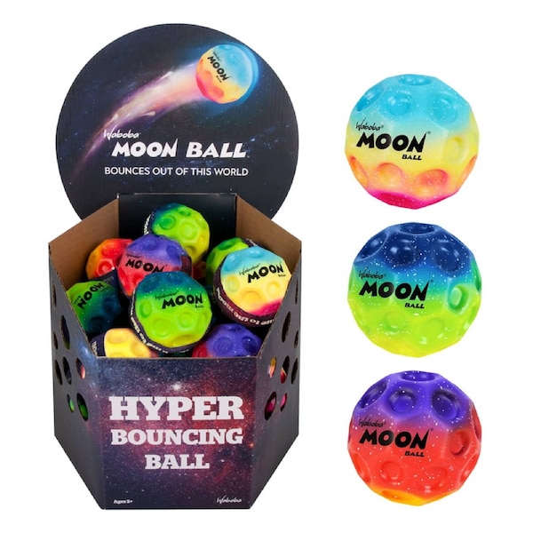 Waboba Gradient Moon Ball Bounces up to 30 meters high! Crazy, gravity-defying Gift