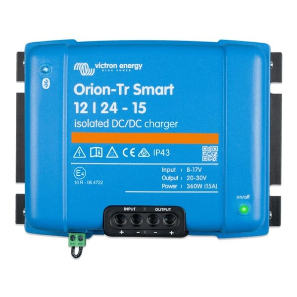 Victron 12V to 24V Orion-Tr Smart 12/24-15A Isolated DC-DC Charger