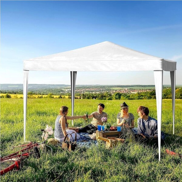 Advwin 2x2 Pop Up Gazebo White Marquee Sun Shade Canopy Party Tent