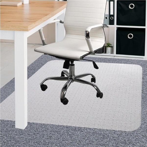 Marlow Chair Mat Protector for Carpeted Floors 120x90cm - Opaque White