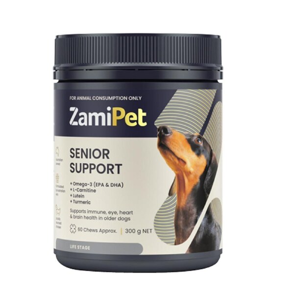 Zamipet Senior Support Chewable Dog Supplement 60 Pack
