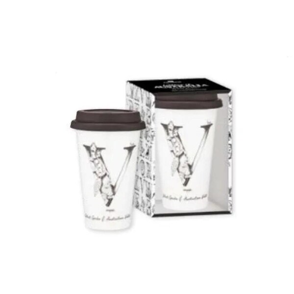 Ashdene Letters of Australia - "V" Travel Mug
