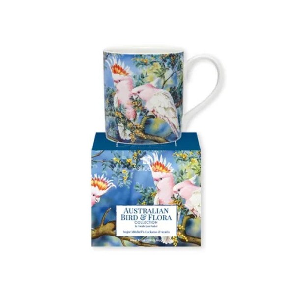 Ashdene Australian Bird & Flora - Major Mitchell & Acacia City Mug