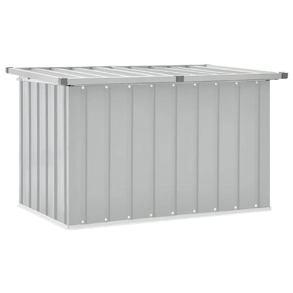 Garden Storage Box Grey 109x67x65 cm vidaXL