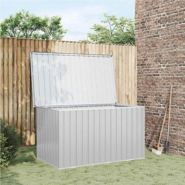 Garden Storage Box Grey 171x99x93 cm vidaXL