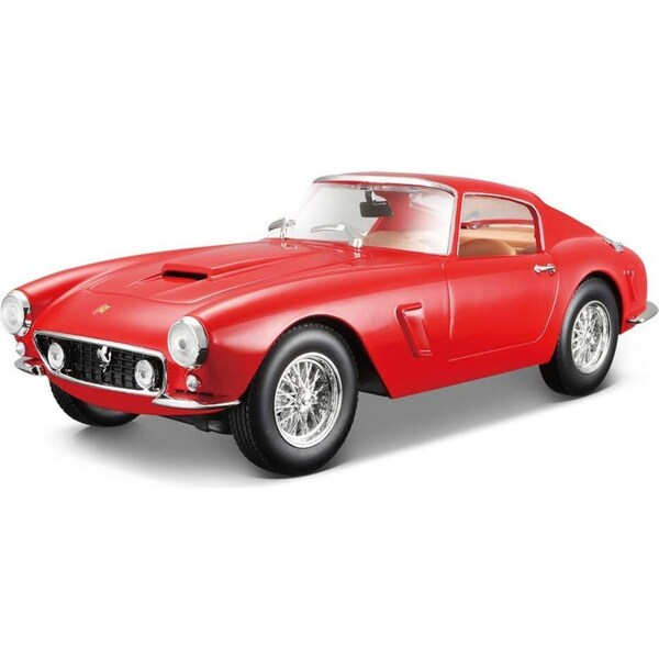 Bburago 1:24 Ferrari Race & Play 250 GT Berlinetta Passo Corto Diecast Toy Red
