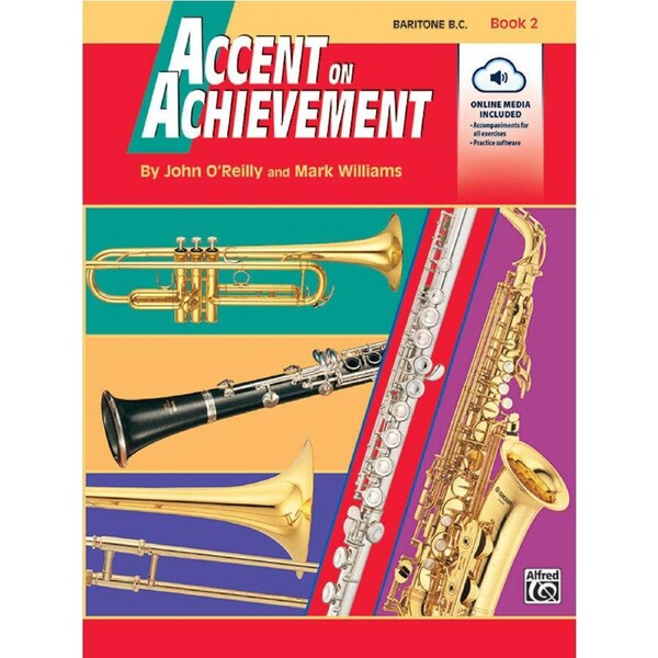 Accent On Achievement Book 2 Baritone Bc Book/CD