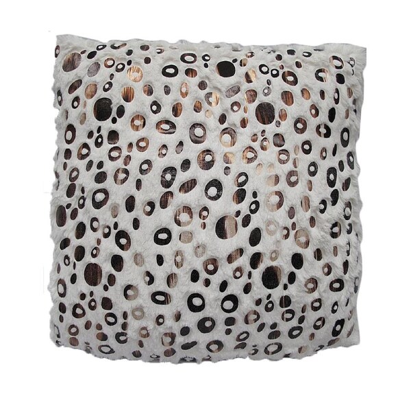 Hotel Living Fashion Burn-Out Cushion Miami White 43 x 43 cm