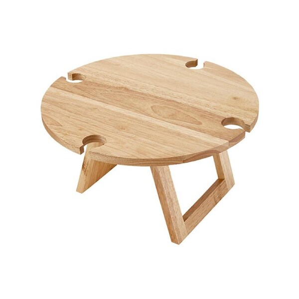 Fromagerie Collapsible Rubberwood Picnic Table - 40cm x 21cm