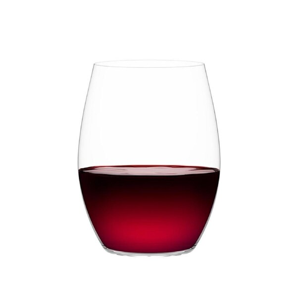 Plumm Outdoors Stemless RED+ Unbreakable Polycarbonate Wine Glass (610ml) - 4 Pack Set